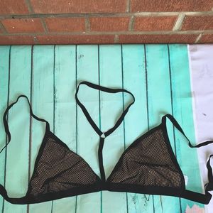 ASOS Harness Net Crochet Bikini Top